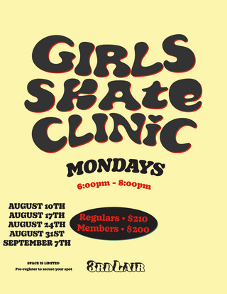 2026 GIRLS SKATEBOARD CLINIC SESSION #7