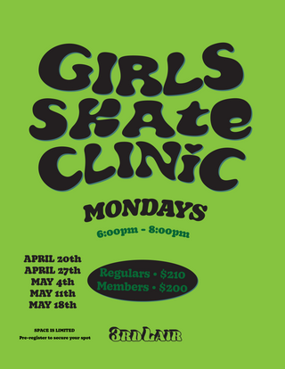 2026 GIRLS SKATEBOARD CLINIC SESSION #4