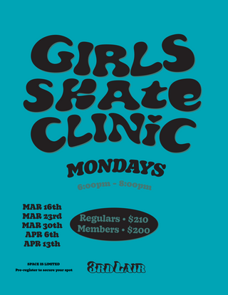 2026 GIRLS SKATEBOARD CLINIC SESSION #3