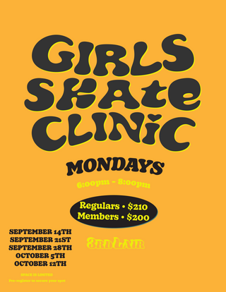 2026 GIRLS SKATEBOARD CLINIC SESSION #8