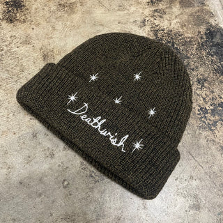 DEATHWISH BLISTER BEANIE (OLIVE)