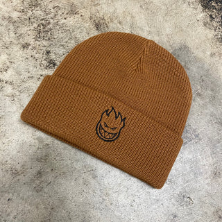 SPITFIRE BIGHEAD CUFF BEANIE (TAN/BLACK)