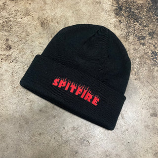 SPITFIRE DEMONSEED SCRIPT CUFF BEANIE (BLACK)