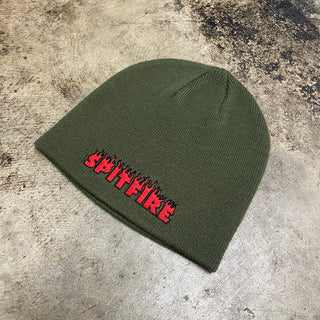 SPITFIRE DEMONSEED SCRIPT SKULLY BEANIE (OLIVE)