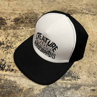 CREATURE PLAY IT LOUD TRUCKER HAT BLACK/WHITE