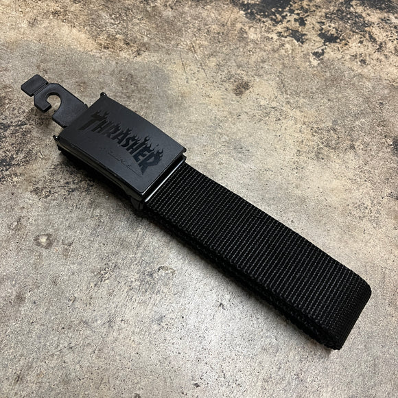 THRASHER FLAME LOGO WEB BELT