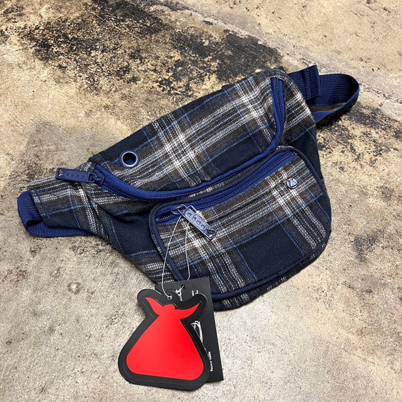 BUM BAG (BLUE FLANNEL)