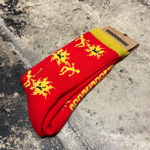 PSOCKADELIC SOCKS (RED SPARK)