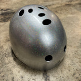 TRIPLE 8 DEEP COVER HELMET SILVER GLITTER