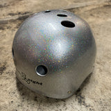 TRIPLE 8 DEEP COVER HELMET SILVER GLITTER