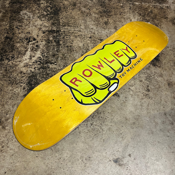 TOY MACHINE ROWLEY FIST YELLOW 8.5