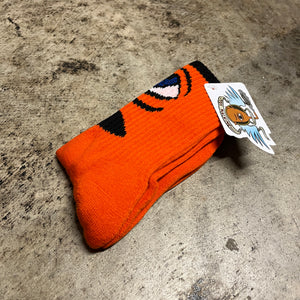 TOY MACHINE YOUTH SOCKS (ORANGE)