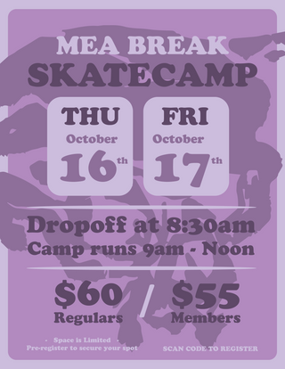 MEA BREAK SKATEBOARD CAMP 2025
