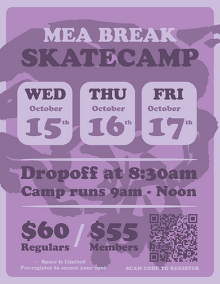 MEA BREAK SKATEBOARD CAMP 2025