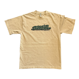 3RD LAIR GRAFFITI HEAVY WEIGHT TSHIRT (MUSHROOM/FOREST GREEN/BLACK)