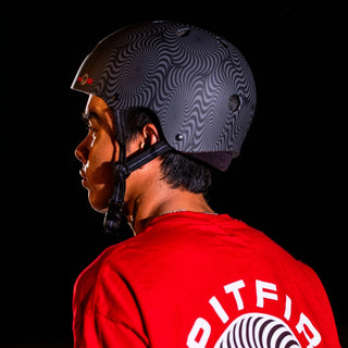 PRO TEC LOW PRO HELMET - SPITFIRE SIGNATURE BLACK SWIRL