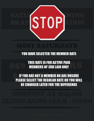 SATURDAY MORNING SKATEBOARD CLINIC