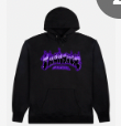 THRASHER AIRBRUSH HOODIE (BLACK)