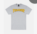 THRASHER COVER LOGO (GREY)