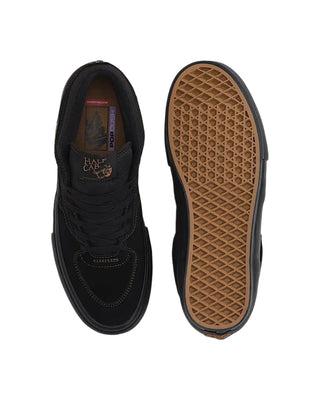 VANS SKATE HALF CAB (BLK/BLK/BROWN)