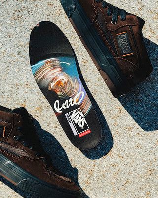 VANS SKATE HALF CAB WAFFLECUP RIZZO (BROWN/BLACK)