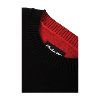 WELCOME X SLIPKNOT OVERPRINT SWEATER (BLACK/RED)