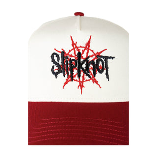 WELCOME X SPLIPKNOT NONAGRAM CAMO HAT (WHITE/RED)