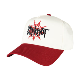 WELCOME X SPLIPKNOT NONAGRAM CAMO HAT (WHITE/RED)