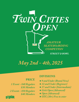 TWIN CITIES OPEN '25 CONTEST SIGN UP