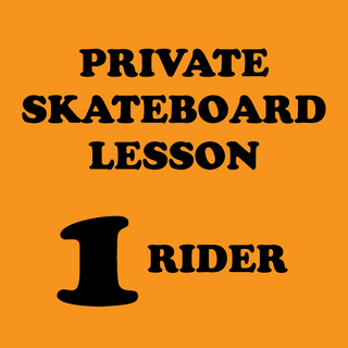 BOOK A PRIVATE SKATEBOARD LESSON (1 RIDER)