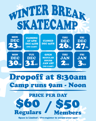 2024 WINTER BREAK SKATEBOARD CAMP