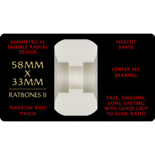 POWELL PERALTA DRAGON FORMULA RB2 SYMMETRICAL WHEELS (58MM/93A)