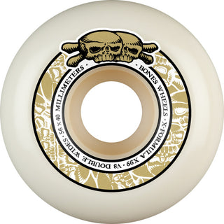 BONES XF DOUBLE WIDE V8 WHEELS (56MM/99A)