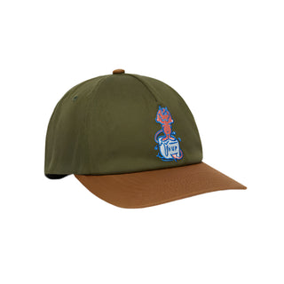 HUF MELT 5 PANEL SNAPBACK (GREEN)