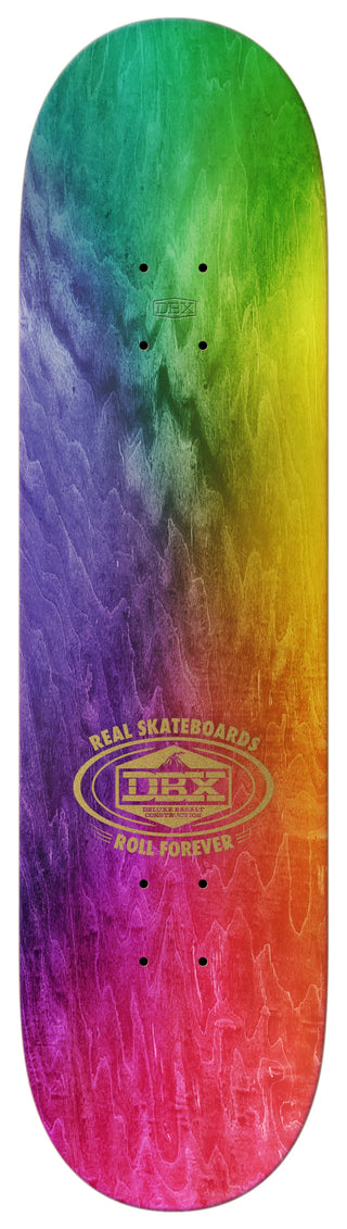 REAL ISHOD DBX CAT SCRATCH TIE-DYE SLICK DECK (8.25)