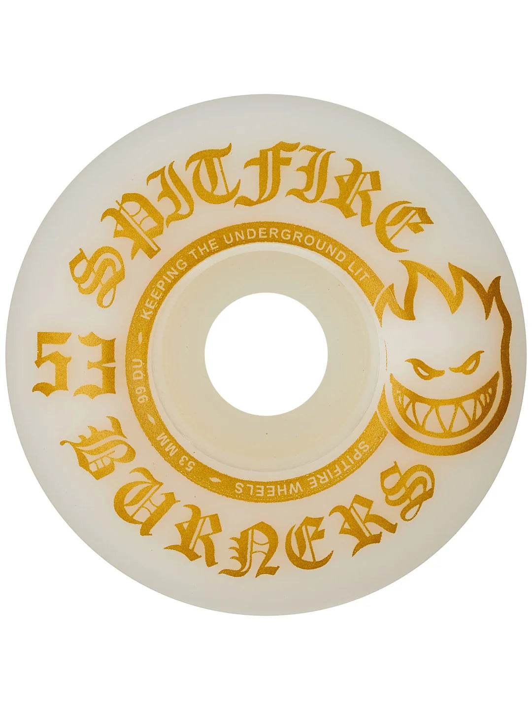 SPITFIRE BURNERS 52mm 99D ウィール Spitfire Wheels Burners White (52mm/99d) - Stix SGV