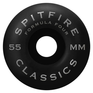 SPITFIRE F4 TEAM FLORAL CLASSIC BLACK WHEELS (55MM/99DU)