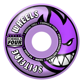 SPITFIRE F4 99 RADIAL FULL PURPLE WHEELS (54MM/99A)