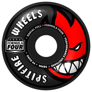 SPITFIRE F4 99 RADIAL FULL BLACK WHEELS (58MM/99A)