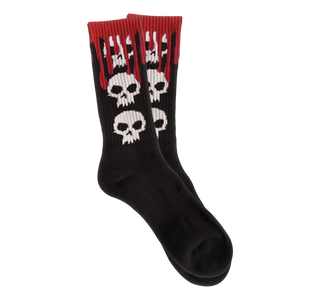 ZERO 3 SKULL BLOOD SOCKS